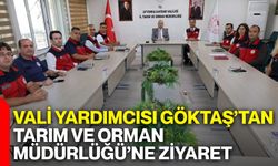 Vali Yardımcısı Göktaş’tan Tarım ve Orman Müdürlüğü’ne ziyaret
