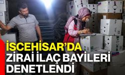 İscehisar’da zirai ilaç bayileri denetlendi