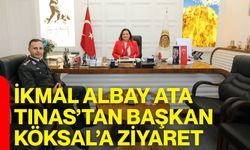 İkmal Albay Ata Tınas’tan Başkan Köksal’a ziyaret