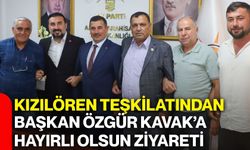 Kızılören Teşkilatından İl Başkanı Özgür Kavak’a hayırlı olsun ziyareti