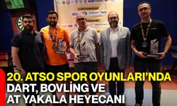 20. ATSO Spor Oyunları’nda dart, bovling ve at yakala heyecanı