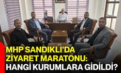 MHP Sandıklı’da ziyaret maratonu: Hangi kurumlara gidildi?