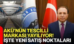 AKÜ’nün tescilli markası yayılıyor! İşte yeni satış noktaları