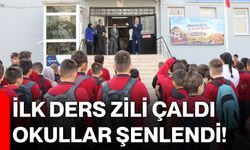 İlk ders zili çaldı, okullar şenlendi!