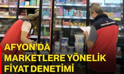 Afyon’da marketlere yönelik fiyat denetimi