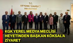 KGK Yerel Medya Meclisi heyetinden Başkan Köksal’a ziyaret