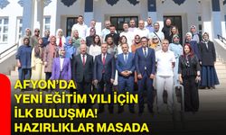Afyon’da yeni eğitim yılı için ilk buluşma! Hazırlıklar masada