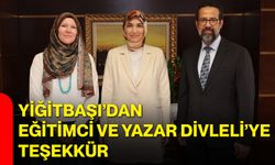 Yiğitbaşı’dan eğitimci ve yazar Divleli’ye teşekkür