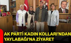 AK Parti Kadın Kolları’ndan Yaylabağı’na ziyaret