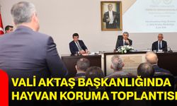 Vali Aktaş başkanlığında hayvan koruma toplantısı