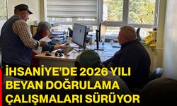 İhsaniye’de 2026 yılı beyan doğrulama çalışmaları sürüyor