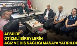 AFSÜ’de otizmli bireylerin ağız ve diş sağlığı masaya yatırıldı