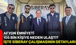Afyon Emniyeti 105 bin kişiye neden ulaştı? İşte SİBERAY çalışmasının detayları