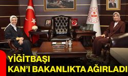 Yiğitbaşı, Kan’ı Bakanlıkta ağırladı