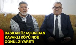 Başkan Özaşkın’dan Kavaklı Köyü’nde gönül ziyareti