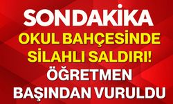 Okul bahçesinde silahlı saldırı! Öğretmen başından vuruldu
