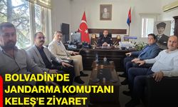 Bolvadin’de İlçe Jandarma Komutanı Keleş’e ziyaret
