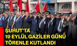 Şuhut’ta 19 Eylül Gaziler Günü törenle kutlandı