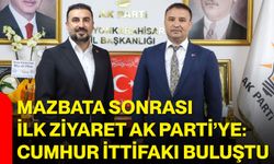 Mazbata sonrası ilk ziyaret AK Parti’ye: Cumhur İttifakı buluştu