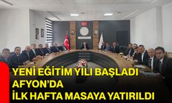 Yeni eğitim yılı başladı, Afyon’da ilk hafta masaya yatırıldı