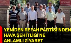 Yeniden Refah Partisi’nden Hava Şehitliği’ne anlamlı ziyaret