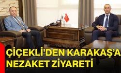Çiçekli’den Karakaş’a nezaket ziyareti