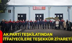 AK Parti teşkilatından itfaiyecilere teşekkür ziyareti