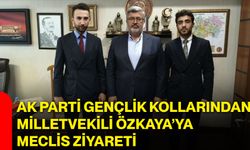 AK Parti Gençlik Kollarından Milletvekili Özkaya’ya Meclis ziyareti