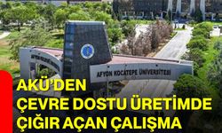 AKÜ’den çevre dostu üretimde çığır açan çalışma