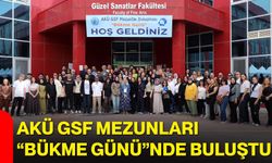 AKÜ GSF mezunları “Bükme Günü”nde buluştu
