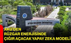 AKÜ’den rüzgar enerjisinde çığır açacak yapay zeka modeli