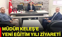 Müdür Keleş’e yeni eğitim yılı ziyareti
