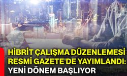 Hibrit çalışma düzenlemesi Resmi Gazete'de yayımlandı: Yeni dönem başlıyor