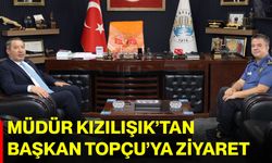 Müdür Kızılışık’tan Başkan Topçu’ya ziyaret