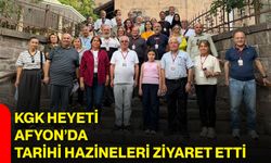 KGK heyeti Afyon’da tarihi hazineleri ziyaret etti