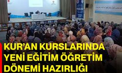 Kur’an kurslarında yeni eğitim öğretim dönemi hazırlığı