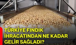 Türkiye fındık ihracatından ne kadar gelir sağladı?