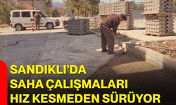 Sandıklı’da saha çalışmaları hız kesmeden sürüyor