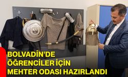Bolvadin’de öğrenciler için mehter odası hazırlandı
