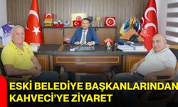 Eski belediye başkanlarından Kahveci’ye ziyaret