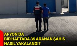 Afyon’da bir haftada 35 aranan şahıs nasıl yakalandı?
