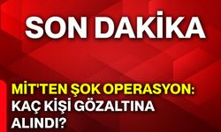 MİT'ten şok operasyon: Kaç kişi gözaltına alındı?