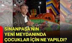 Sinanpaşa'nın yeni meydanında çocuklar için ne yapıldı?
