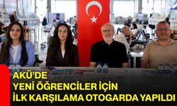 AKÜ’de yeni öğrenciler için ilk karşılama otogarda yapıldı