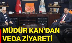 Müdür Kan’dan veda ziyareti