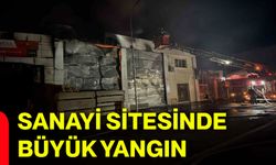 Sanayi sitesinde büyük yangın
