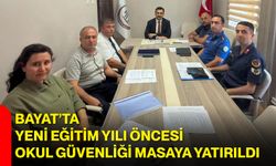 Bayat’ta yeni eğitim yılı öncesi okul güvenliği masaya yatırıldı