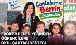 Evciler Belediyesinden öğrencilere okul çantası desteği