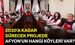 2030’a kadar sürecek projede Afyon’un hangi köyleri var?