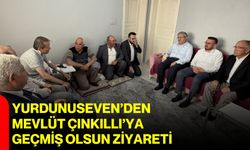 Yurdunuseven’den Mevlüt Çınkıllı’ya geçmiş olsun ziyareti